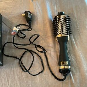 Hot Tools One Step Pro Blowout Styler Brush 24k Gold
